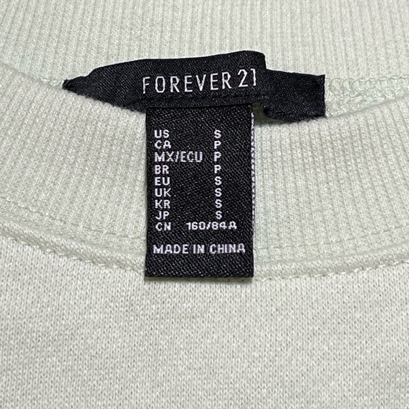 Mint Green Crew Neck W/ Fox embroidery - Picture 5 of 9